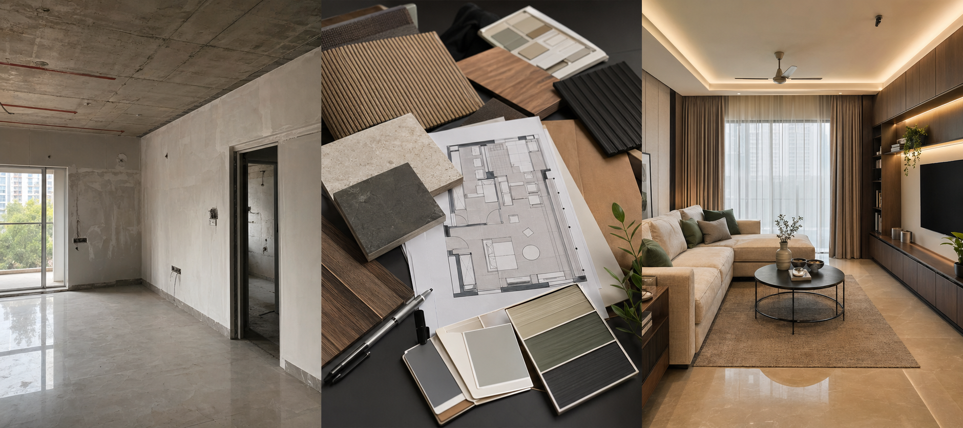 Compact living site and outside reference